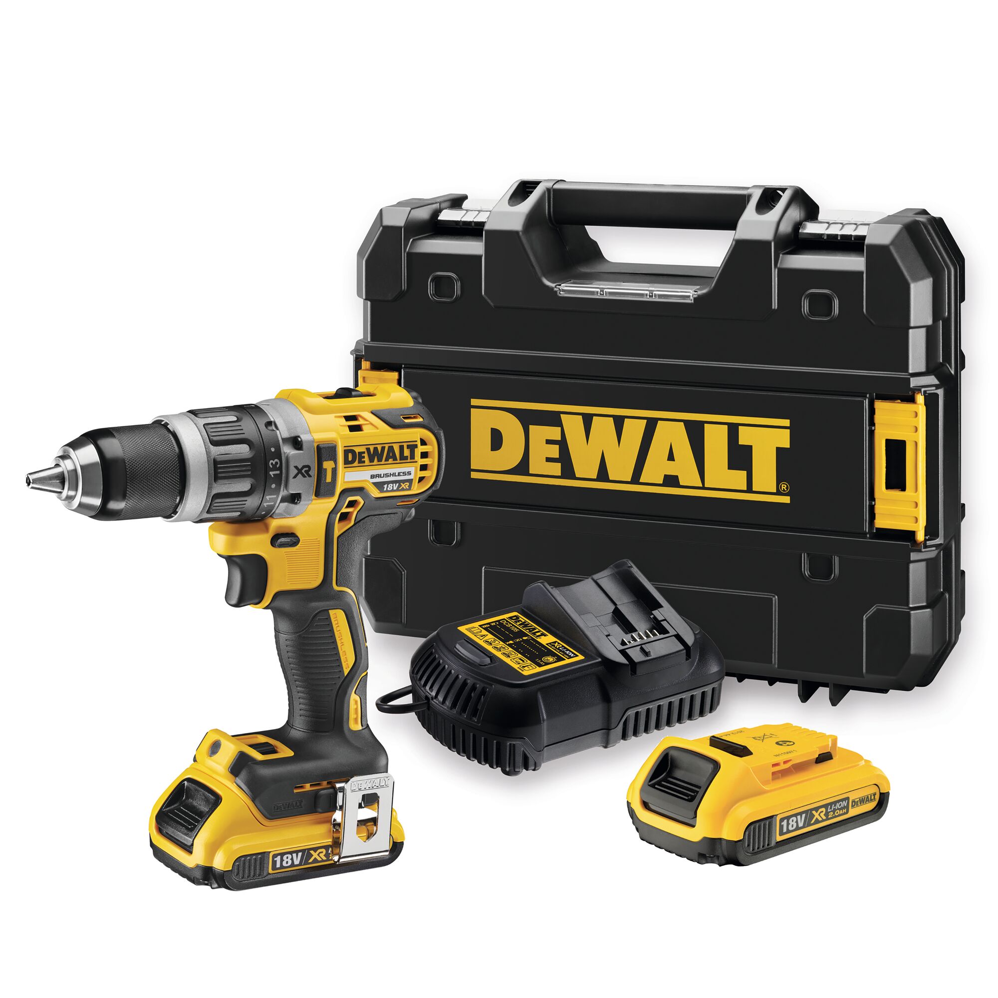 18V XR Brushless Hammer Drill Driver 