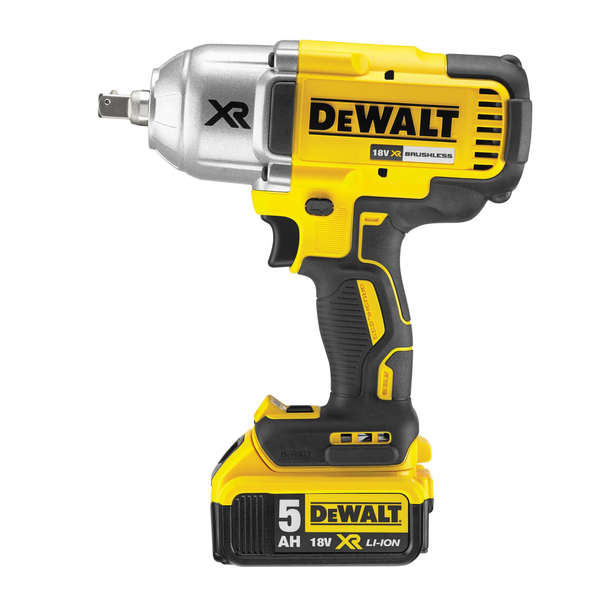 DeWalt DCF899P2 18v Cordless XR High Torque Brushless Impact Wrench 950Nm with 2 Li-ion Batteries 5ah